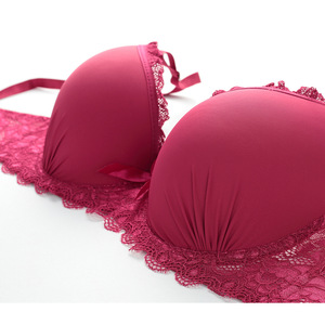 Cool Style PINK Secret Back Hook Sexy Skinny Strap <strong>Bra</strong> Panty <strong>Set</strong> - Product Image 5