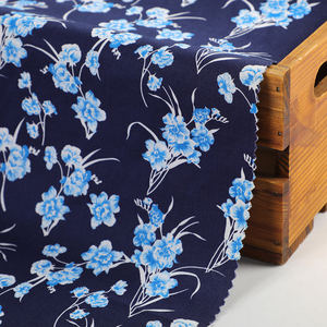 Tùy Chỉnh Thiết Kế Kỹ Thuật Số In Thời Trang Hoa Mô Hình Của Phụ Nữ Ăn Mặc Áo Sơ Mi Dệt Cotton Spandex Vải Cho Quần Áo - Product Image 5