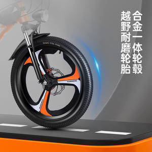 Bicicleta de Montaña de 24 Pulgadas, 21 Velocidades, Frenos de Disco, Bicicleta para Niños con Horquilla de Suspensión, Llanta de Aleación de Aluminio, Cómoda, de Lujo, Unisex - Product Image 2