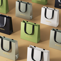 Tas Belanja Kertas Grosir Custom dengan Logo Cetak, Tas Kertas Hadiah Mewah dengan Pegangan