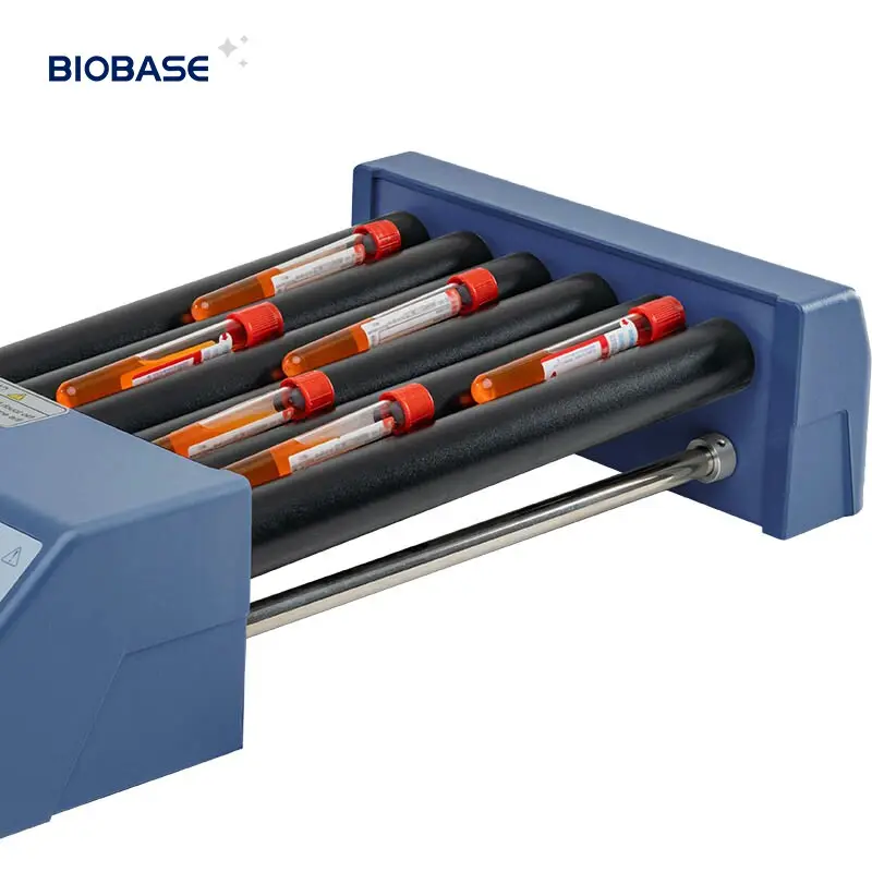 BIOBASE Prix spécial Mélangeur à rouleaux de tubes sanguins à vitesse variable pour mélange rotatif de tubes de laboratoire