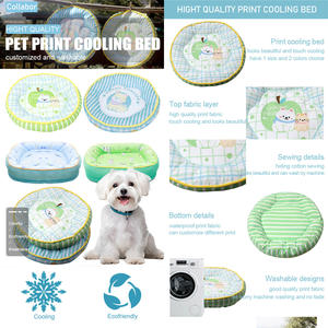 COLLABOR <span class=keywords><strong>2026</strong></span> Cama Ortopédica Refrescante de Verano para Perros, de Algodón PP Más Grueso, OEM ODM, Venta al por Mayor, Cama Refrescante para Perros XL, Impermeable, Tipo Hielo, para Cachorros - Product Image 2