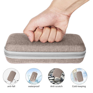 Thời trang xách tay <span class=keywords><strong>Polyester</strong></span> insulin mát du lịch trường hợp cách điện Túi tiểu đường với 2x160g Túi nước đá cho 6-8h Thời gian làm mát - Product Image 2