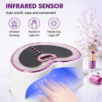 Lampe à ongles LED haute puissance 36W avec logo personnalisé, séchage rapide UV/LED, sécheuse à vernis à ongles électrique en plastique pour usage domestique OEM/ODM