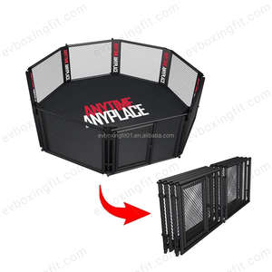 <span class=keywords><strong>Cage</strong></span> mobile Octogon pliable MMA 4m 5m 6m Plancher de combat pour salle de sport et combat - Product Image 2