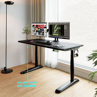 Bureau de travail à domicile moderne modulaire et rotatif, double moteur, 3 niveaux, ergonomique, électrique, intelligent, réglable en hauteur, table pour ordinateur