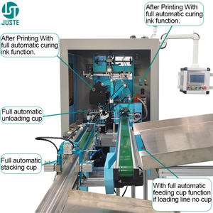 Máquina de Serigrafía Semiautomática de 6 Colores para Vasos de Papel Redondos de Té con Leche y Café - Product Image 2