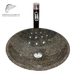 Bassin en marbre moderne de style européen lavabo brillant robinet monotrou personnalisé méditerranéen pour hôtels prix d'usine de masse - Product Image 1