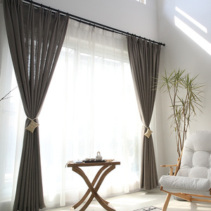 Innermor moderno stile giapponese solido finto lino tende <span class=keywords><strong>da</strong></span> finestra Tulle <span class=keywords><strong>per</strong></span> soggiorno e <span class=keywords><strong>camera</strong></span> <span class=keywords><strong>da</strong></span> <span class=keywords><strong>letto</strong></span> cucina <span class=keywords><strong>mantovane</strong></span> - Product Image 6