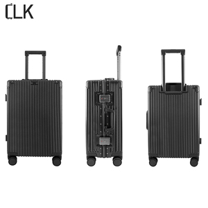 Aluminum Frame Trolley <strong>Luggage</strong> with Anti-crash <strong>Corner</strong> 20+24 Inch Size Suitcase Sets Travel Suitable Carry-ons - Product Image 2