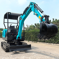 Mini-excavatrice sur chenilles compacte 2,25 tonnes avec moteur Laidong résistant à la chaleur et pompe hydraulique, idéale pour le désert – Vente directe usine
