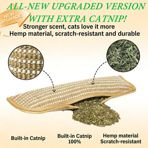 Tapis à gratter pour chat en sisal écologique, coussin moderne pour animaux de compagnie, jouet à mâcher couleur menthe pour chats et chiens – Offre Spéciale - Product Image 2