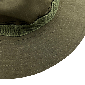 Cappelli da pescatore mimetici all'aperto Safari personalizzati con cappello da pescatore da pesca Unisex con cordino - Product Image 4