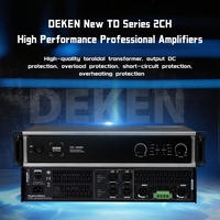 DEKEN TD-1500 professionnel 2U amplificateur de puissance 1500W * 2 amplificateur Audio de classe D à haute efficacité pour KTVs salles multifonctions en direct
