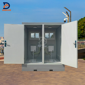 Toilette mobile portable écologique pour villa, douche et toilettes temporaires pour les zones pittoresques fabriquées à partir de panneaux sandwich en acier - Product Image 1