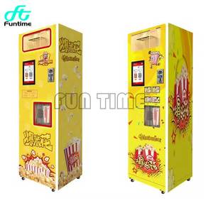 เครื่องกดป๊อปคอร์นแบบหยอดเหรียญอัตโนมัติเครื่องผลิตป๊อปคอร์นแบบหยอดเหรียญบริการตนเอง - Product Image 4