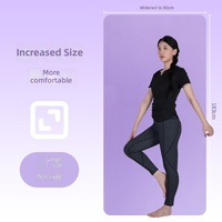 Tapis de yoga en caoutchouc absorbant les chocs, antidérapant, épaissi, largeur 183 cm, avec logo dessin animé/anime, pour entraînements intensifs masculins, vente en gros