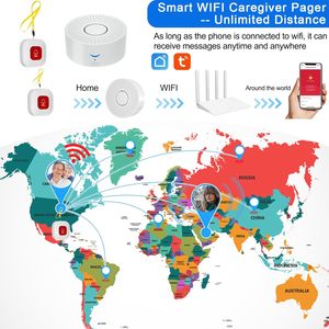 Angus Wifi tuya App người chăm sóc hệ thống nút gọi ứng dụng thông minh cảnh báo nút gọi khẩn cấp trợ giúp cá nhân alet cho bệnh nhân cao tuổi - Product Image 3