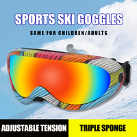 OEM 7033 vente en gros de nouvelles lunettes de ski de sécurité personnalisées de haute qualité pour le sport lunettes de snowboard lunettes de neige