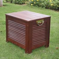 10L/15L/20L/30L/40L/50L Kotak Pendingin Kayu Tahan Lama dengan Pegangan untuk Berkemah di Luar Ruangan
