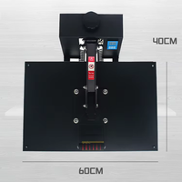 Vente directe d'usine, presse à chaud de sublimation grand format de haute qualité 38*38cm 40*60cm avec glissière