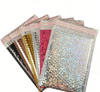 Sacs d'expédition à bulles personnalisés en aluminium, enveloppes matelassées imperméables pour accessoires de mode