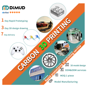 Carbon Fiber Nylon CFPA Printed Parts Carbon 3D Printing <b>Services</b> - Product Image 1