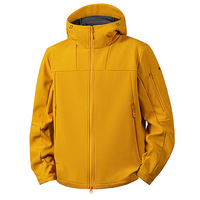 Veste bomber softshell à capuche entièrement personnalisée pour homme, nouvelle collection automne, coupe-vent, imperméable, sportive, unisexe