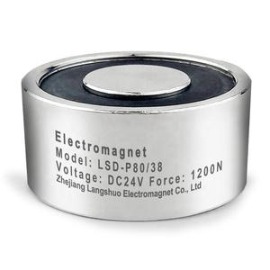 Electroimán Eléctrico IP68 LSD-P80/38, Solenoide Electromagnético <span class=keywords><strong>de</strong></span> Cilindro <span class=keywords><strong>de</strong></span> CC, Ventosa, Imán <span class=keywords><strong>de</strong></span> Elevación Personalizado <span class=keywords><strong>de</strong></span> Fábrica - Product Image 2