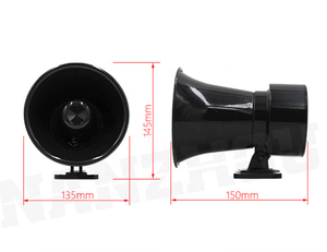 Lámpara de Advertencia con Sonido Giratorio y Luz Roja Nan Zhou LTE-1101J, Alarma de Bocina, DC12V/24V AC110/220V, para Maquinaria Industrial y Alarmas contra Incendios - Product Image 3