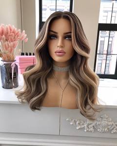 Chưa Qua Chế Biến Tóc Làm Nổi Bật Tóc Vàng Màu Sóng Ngắn Tóc Giả <span class=keywords><strong>Bob</strong></span> Tóc Giả Tẩy Tóc Remy Lớp Biểu Bì Phù Hợp Tóc Con Người Ren Phía Trước Tóc Giả - Product Image 3