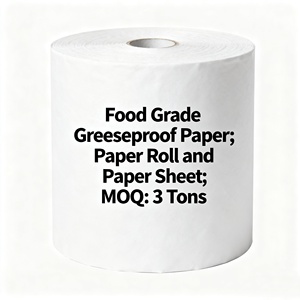 Phân hủy sinh học tùy chỉnh in không thấm mỡ giấy gói thực phẩm cuộn cấp thực phẩm dùng một lần dầu bằng chứng Burger giấy - Product Image 5