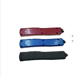 Folding OTF Spring Automatic Outdoor Camping Utility Mini <b>Pocket</b> Survival Tactical Assisted Knife <b>Plastic</b> Handle OEM DIY WKC-K-1 - Product Image 4