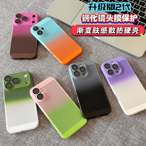 เคสโทรศัพท์แบบด้านใหม่ ระบายความร้อนได้ดี สำหรับ iPhone 17 12 13 Pro Max 14 15 16 Plus 17 Air พร้อมฟิล์มเลนส์ HD ป้องกัน - Product Image 4