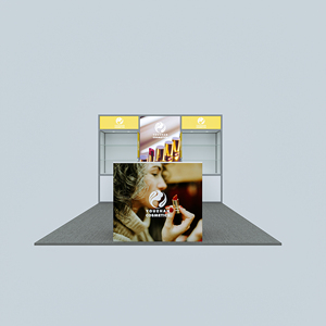 Hot bán tùy chỉnh 10 * 10ft <span class=keywords><strong>Modular</strong></span> triển lãm thương mại hiển thị đứng với đèn LED - Product Image 1