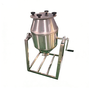 เครื่องผสมแบบอัตโนมัติเต็มรูปแบบ ขนาดกะทัดรัด ทำจากสแตนเลส 304 รูปทรงกรวยคู่ สำหรับผงและเม็ด ใช้ในอุตสาหกรรมอาหาร มอเตอร์ไร้แปรงถ่าน ใช้งานง่าย - Product Image 2