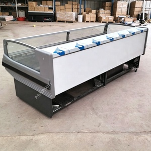 Vitrine réfrigérée commerciale pour boucher, style <span class=keywords><strong>Haier</strong></span>, gris, 1,8 m, ouverte en haut, pour la présentation de viande - Product Image 5