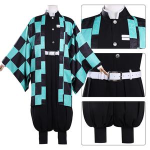 Conjunto de Ropa Interior Masculina de Alta Gama de Demon Slayer, Anime, para <span class=keywords><strong>Cosplay</strong></span> de Tanjirou Kamado y <span class=keywords><strong>Nezuko</strong></span>, Edición Completa - Product Image 1