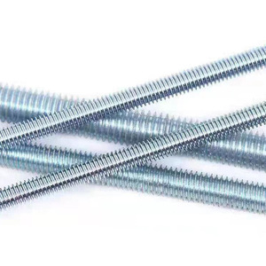 Tornillo de rosca completa M6 M8 M10 M12 M14 M16, chapado en zinc, acero al carbono Q235 Grado A GB14-88, componente central de rodamiento - Product Image 1