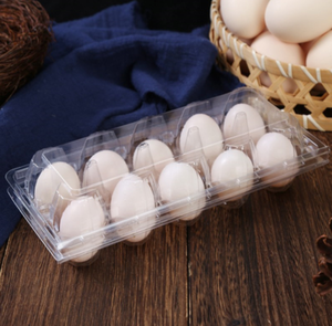 Wholesale 12 Holes Chicken egg Plastic Storage Packaging Egg Carton Tray