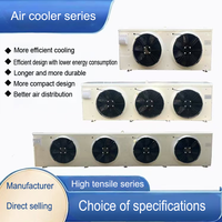 Refroidisseur d'unité série D Certificat CE Évaporateur refroidisseur d'air personnalisé pour évaporateur de plafond de stockage à froid