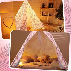 Tente tipi de luxe pour enfants, taille <span class=keywords><strong>king</strong></span> size, en coton, pour la maison - Product Image 5