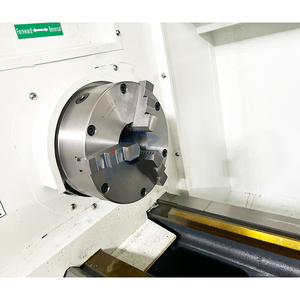 <span class=keywords><strong>CNC</strong></span> máy quay tháp pháo thủy lực Chuck 200mm ck6150 cho kim loại giường phẳng <span class=keywords><strong>CNC</strong></span> <span class=keywords><strong>Lathe</strong></span> - Product Image 5