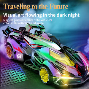 Voiture de drift 4x4 captivante à fréquence unique <span class=keywords><strong>2</strong></span>,4 GHz avec laser holographique couleur, éclairage LED cool et portée de télécommande de 30-50 m - Product Image 6