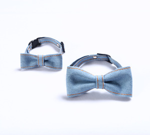 Collier de nœud <span class=keywords><strong>papillon</strong></span> réglable pour petits chiens et chats Accessoire formel pour animaux de compagnie pour les mariages et les fêtes - Product Image 4