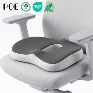 Cuscino per Sedile in Memory Foam per Lunghe Orre di Guida, Sollievo dal Dolore da <span class=keywords><strong>Emorroidi</strong></span>, Tappetino per Sedile Auto con Design a U - Product Image 1
