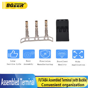 金メッキ RC モデル コネクタ キット JR プラグ アングル デュポン コネクタ、航空プラグ ハウジング付き、RC サーボ モーター用 - Product Image 5