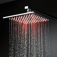 Robinet mitigeur de douche à montage mural, noir, laiton chromé noir