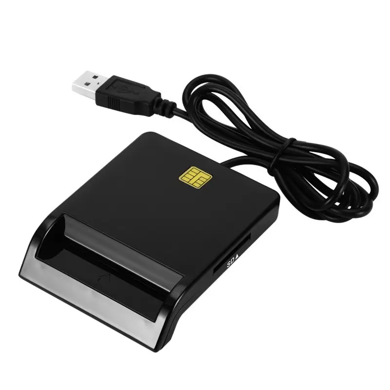 USB 카드 리더기 ATM CAC SIM DNI ID IC 칩 은행 카드 스마트 카드 리더기