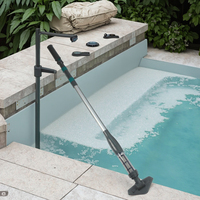 Aspirateur de piscine électrique Rechargeable, tête triangulaire, pour SPA et petit mur mou, de piscine au-dessus du sol,